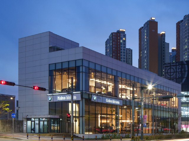 코오롱 모터스 BMW 김해 전시장. 코오롱 모터스 제공